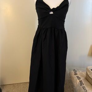 a new day Black Strapless Dress